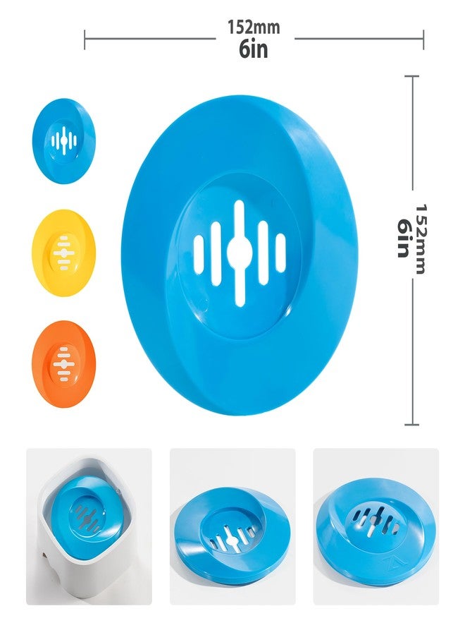 Li & Zhao Dog Drinking Float Plate - 3 PCS Floating Disk for Spill Proof Dog Water Bowl Dispenser No Spill Water Bowl Floating Disk Slow Drinking for Most Pet - Image 2