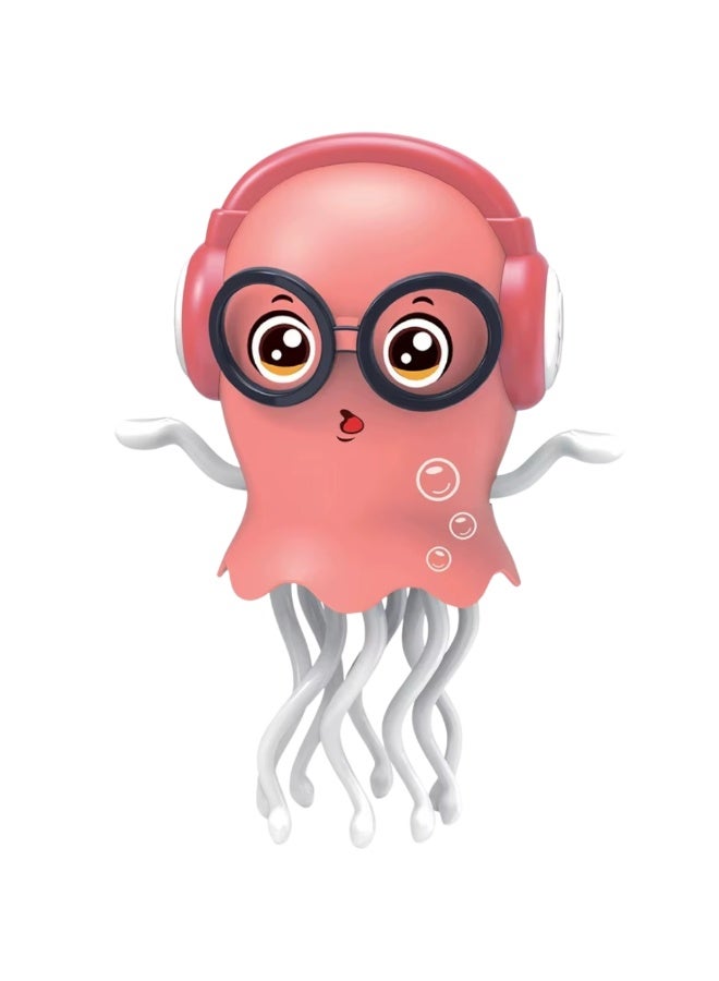 Toy Box Dancing Jellyfish Toy, Light-up Musical Octopus with 360° Rotating Tentacles, Interactive Educational Kids Toy Dancing Jelly Fish - Random Colour - Image 3