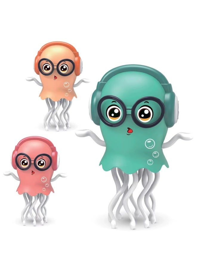 Toy Box Dancing Jellyfish Toy, Light-up Musical Octopus with 360° Rotating Tentacles, Interactive Educational Kids Toy Dancing Jelly Fish - Random Colour - Image 5