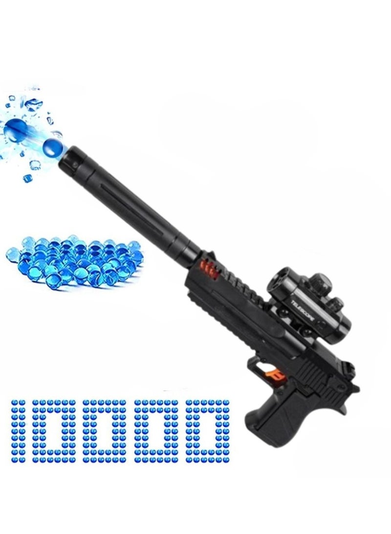 Kids Electric Gel Blaster Splat Ball Gun Soft Impact Toy with Water Beads & Safety Goggles for Safe Outdoor Fun  - Image 2