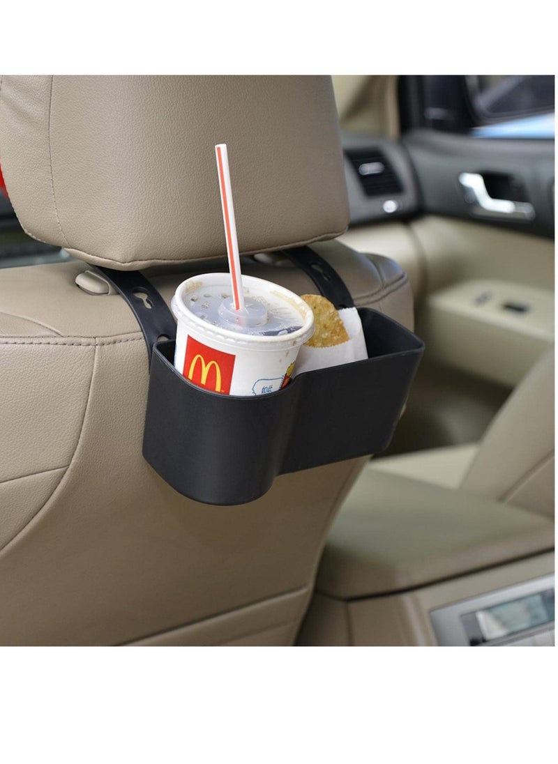X spring Xspring Car Cup Holder, Back Seat Cup Holder for Car with Headrest Hooks, Universal Hanging Car Drink Holder, Automotive Cup Holder Multifunctional Storage for Car Travel Accessories  - Image 1