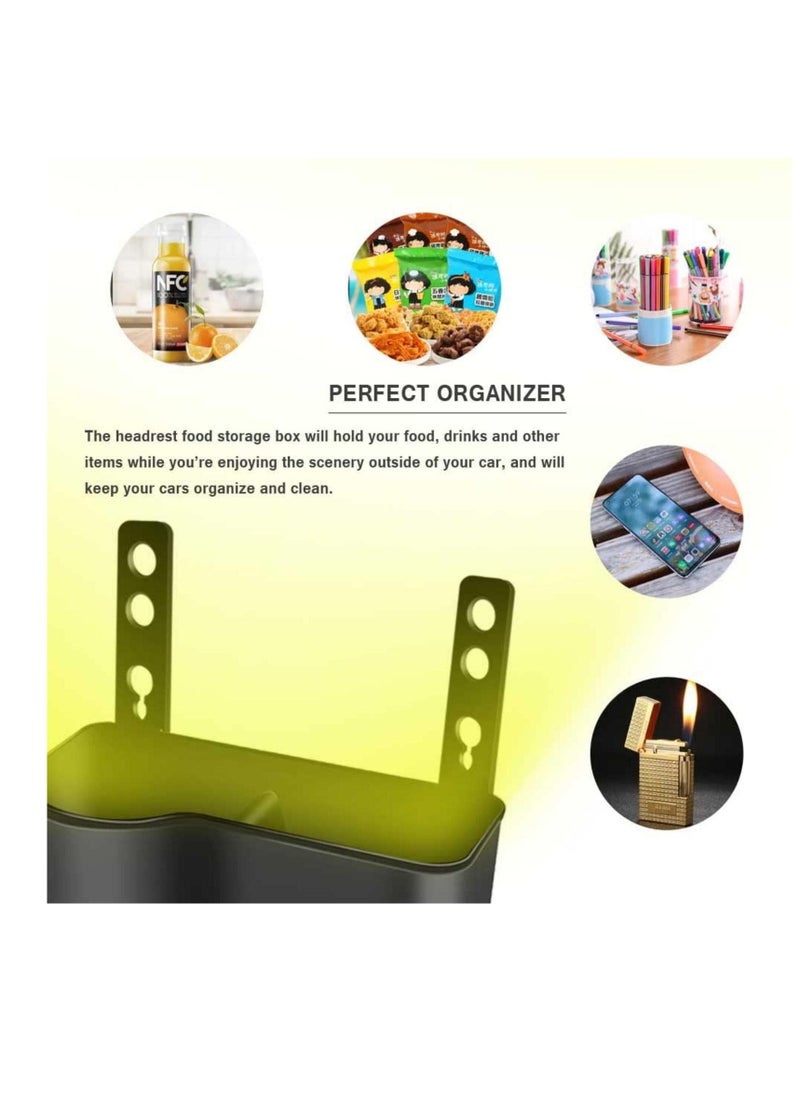 X spring Xspring Car Cup Holder, Back Seat Cup Holder for Car with Headrest Hooks, Universal Hanging Car Drink Holder, Automotive Cup Holder Multifunctional Storage for Car Travel Accessories  - Image 5