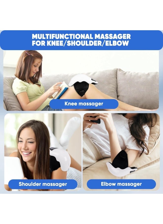 AL RAID Knee Massager with 9-Level Heat & Vibration – Cordless Electric Therapy, LED Display, USB Rechargeable, Pain Relief for Arthritis, Injury & Joint Care  - Image 2