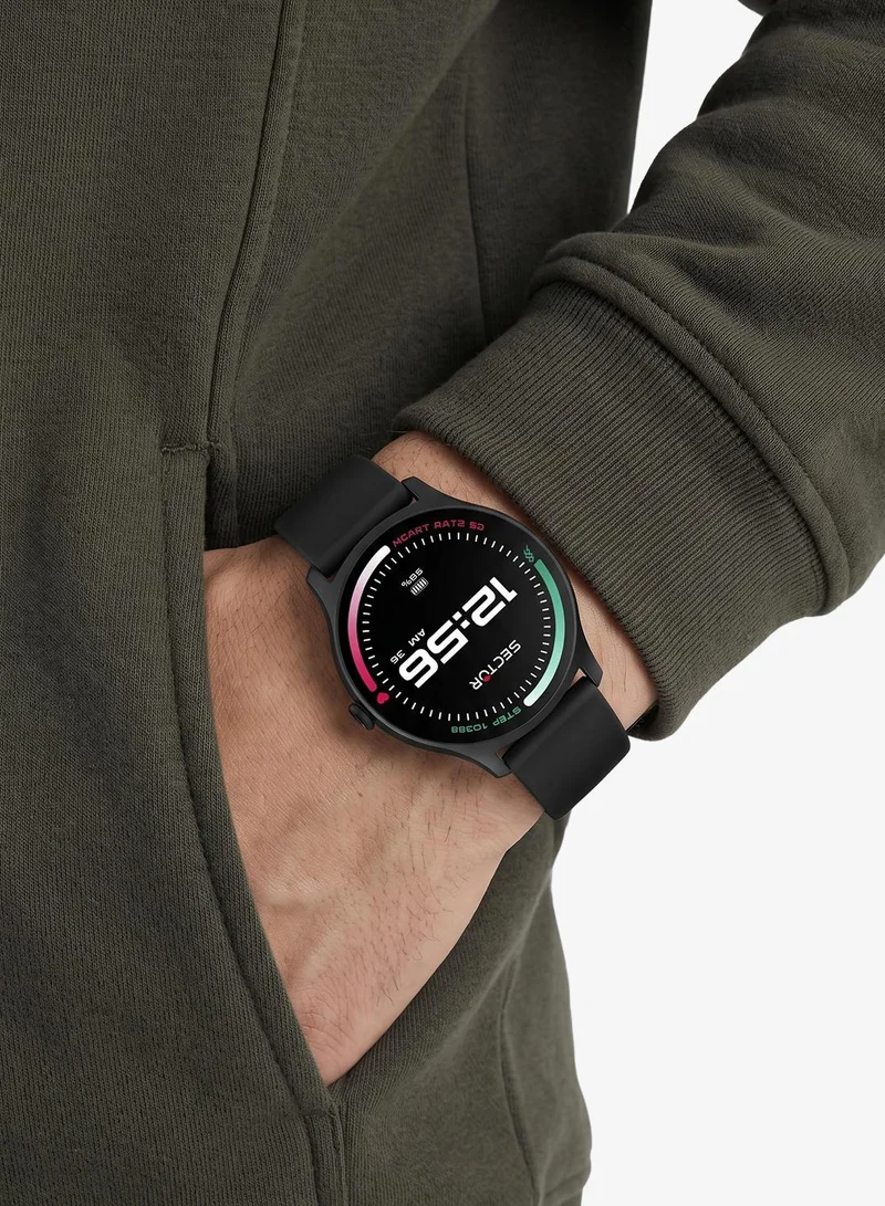 Sector  S-06 collection Men's Black Silicon Smart watch - R3251551001 for Men | Best Price UAE