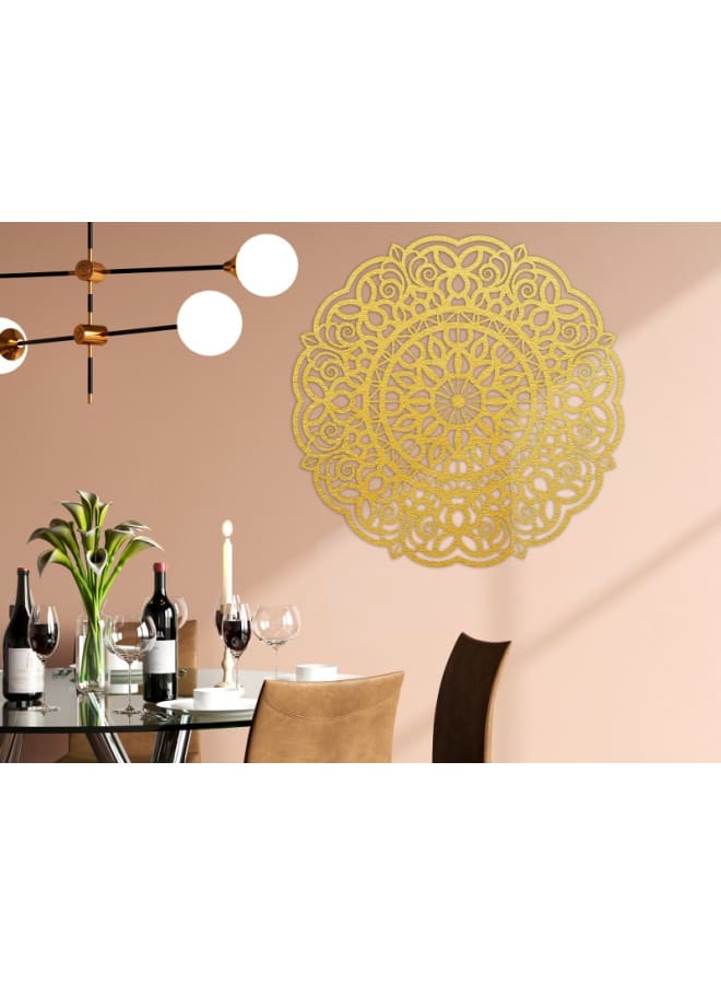 هوم جاليري لوحة فنية جدارية خشبية ماندالا ثلاثية الأبعاد - Image 2