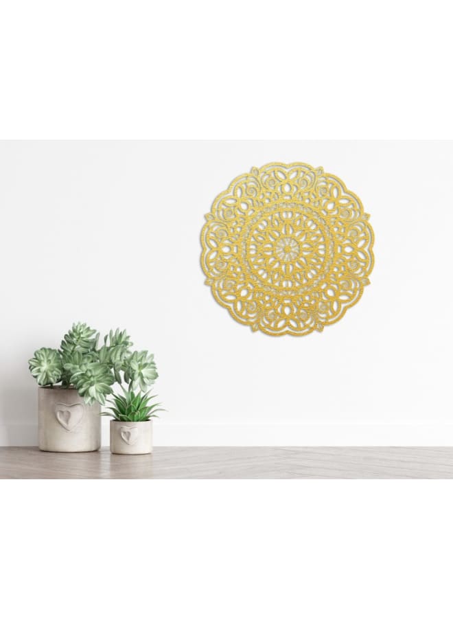 هوم جاليري لوحة فنية جدارية خشبية ماندالا ثلاثية الأبعاد - Image 3