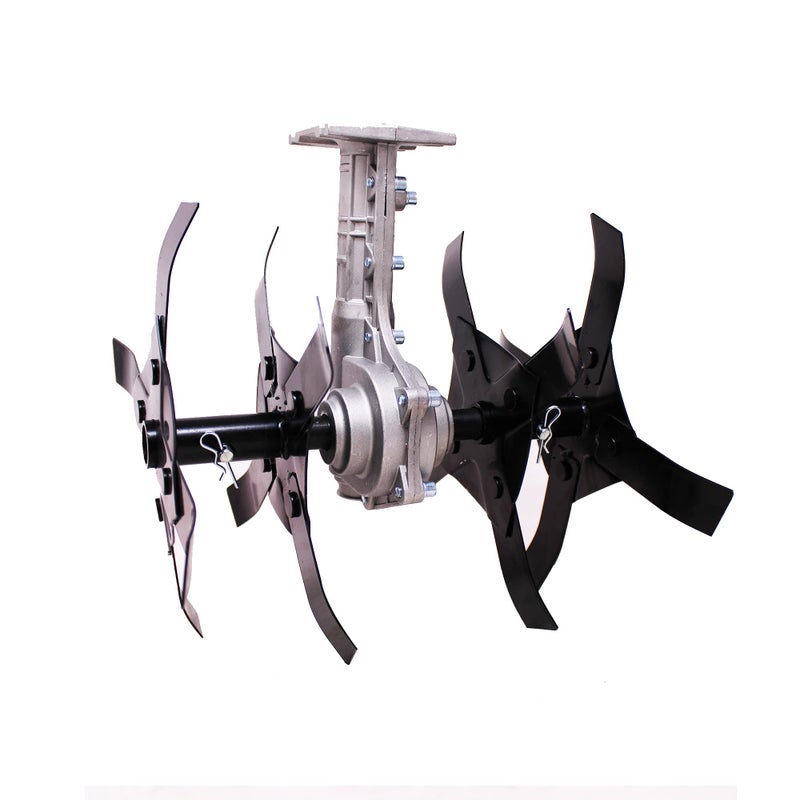 AEGON 28 MM 9 Teeth Type C Tiller Attachment for Sidepack Brush Cutter - Image 5