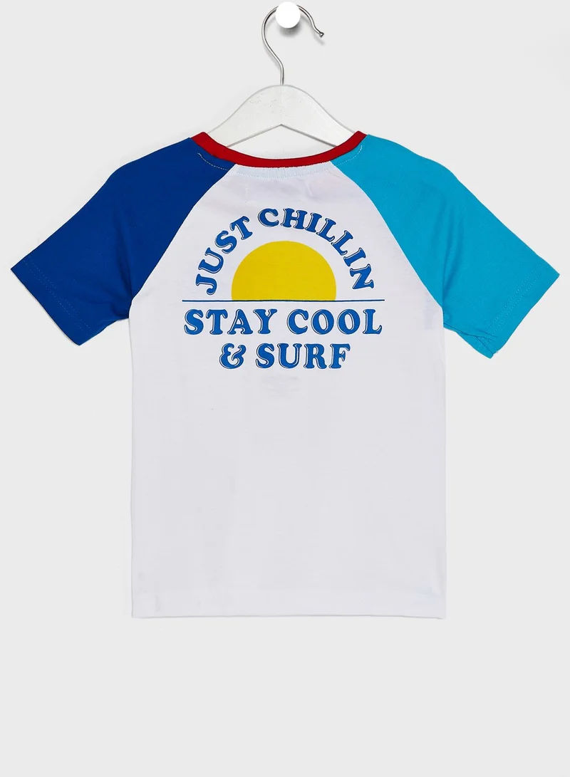 MINOTI Infant Colour Block T-Shirt