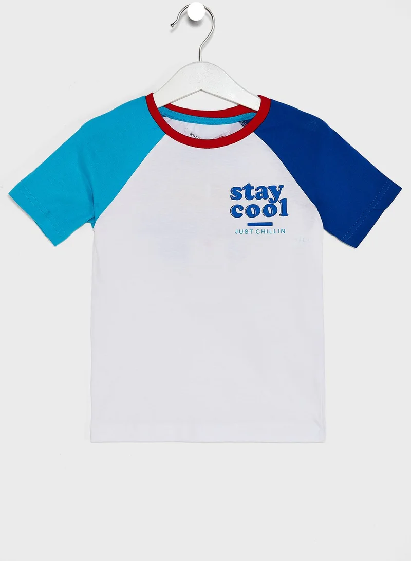 MINOTI Infant Colour Block T-Shirt