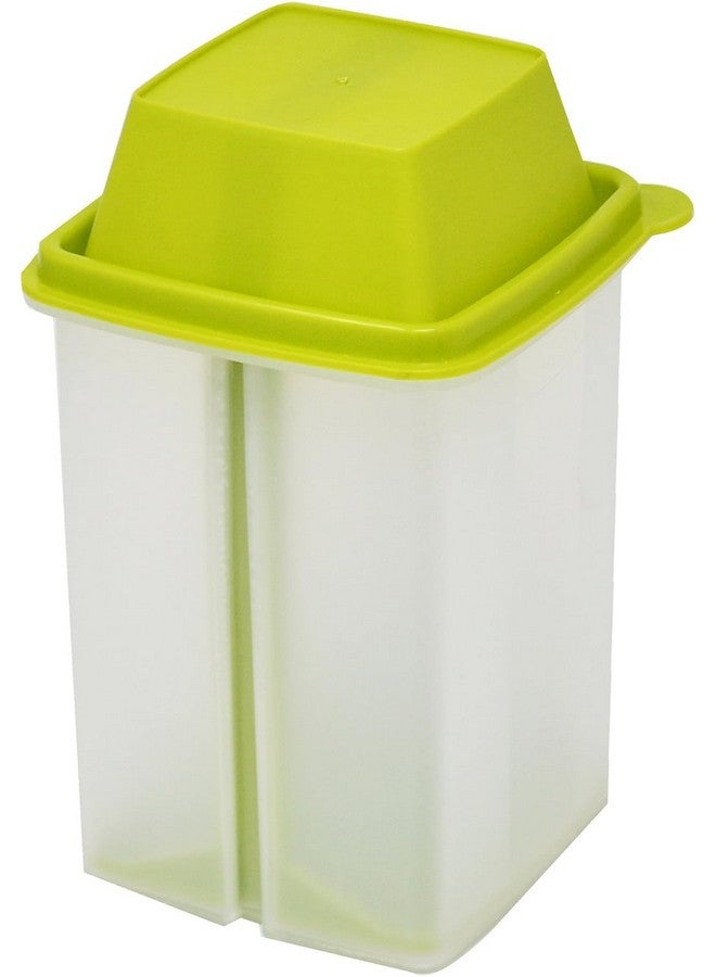 Home-X Pickle Storage Container with Strainer Insert, Food Saver (Green Lid) - by Home-X - Image 1