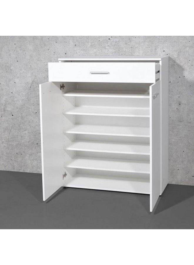 Generic Shoe Cabinet with 2 doors, 80 cm, White  - Image 1