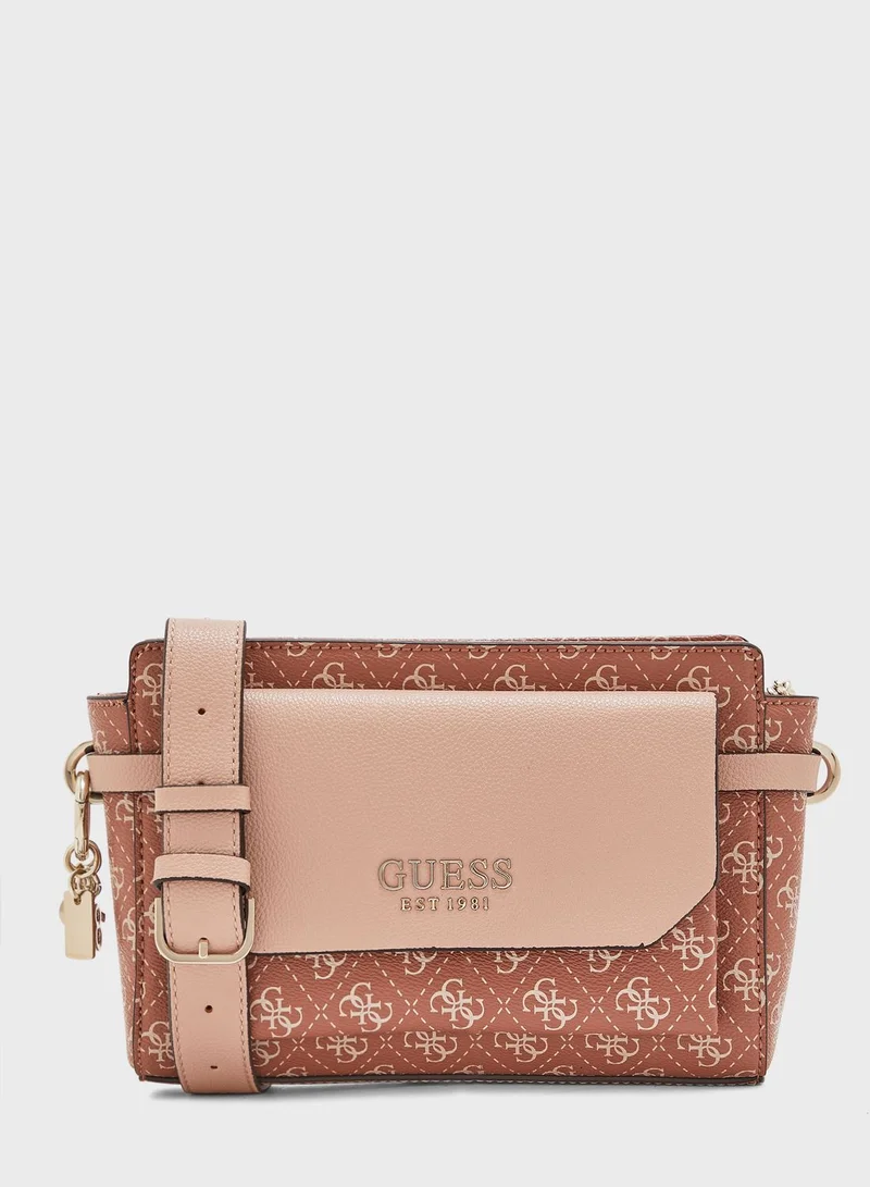 GUESS Esme Top Zip Crossbody