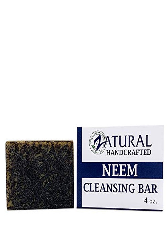 Zatural Neem Cleansing Bar 4oz -Ultra-Sensitive Skin-Soothing Therapy-Relieves Skin Irritation, Itching, Flaking, Dryness. (1 Bar) - Image 2