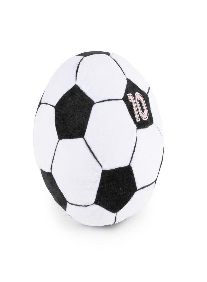Jay Franco Messi Plush Pillow Buddy – Ultra-Soft Stuffed Plushie & Cozy Pillow, Official Licensed Product, 8 Inch, White - Messi's Ball - Image 4
