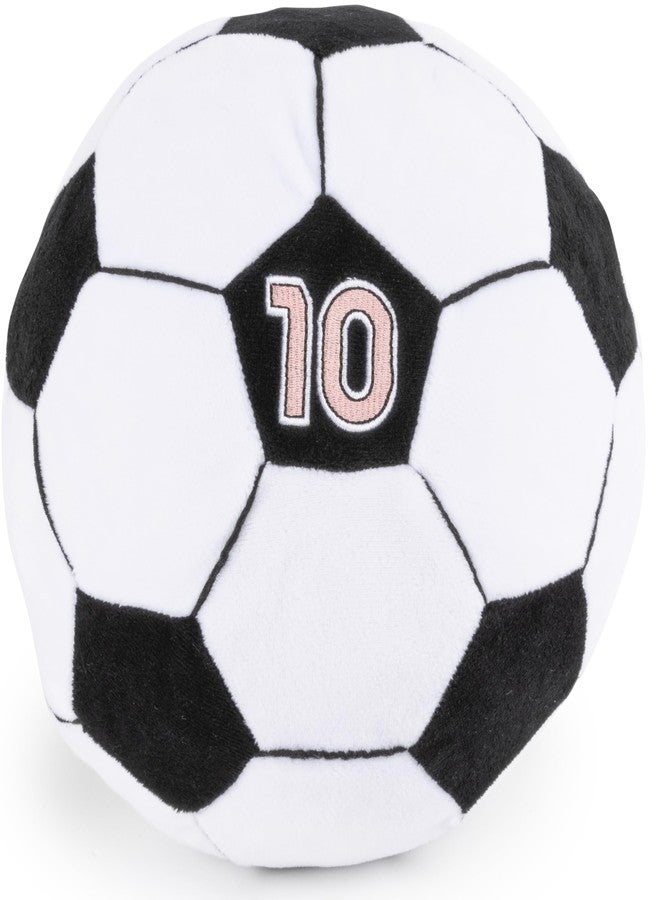 Jay Franco Messi Plush Pillow Buddy – Ultra-Soft Stuffed Plushie & Cozy Pillow, Official Licensed Product, 8 Inch, White - Messi's Ball - Image 1