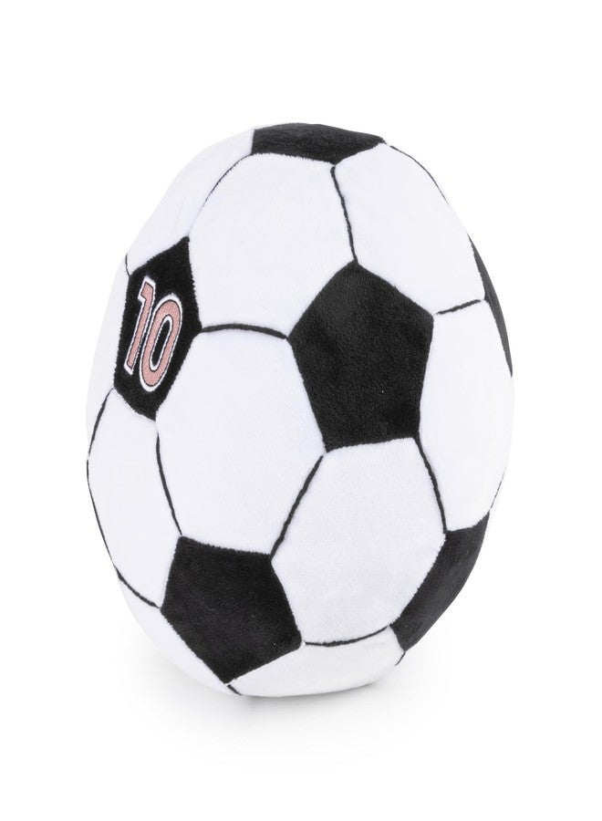 Jay Franco Messi Plush Pillow Buddy – Ultra-Soft Stuffed Plushie & Cozy Pillow, Official Licensed Product, 8 Inch, White - Messi's Ball - Image 3