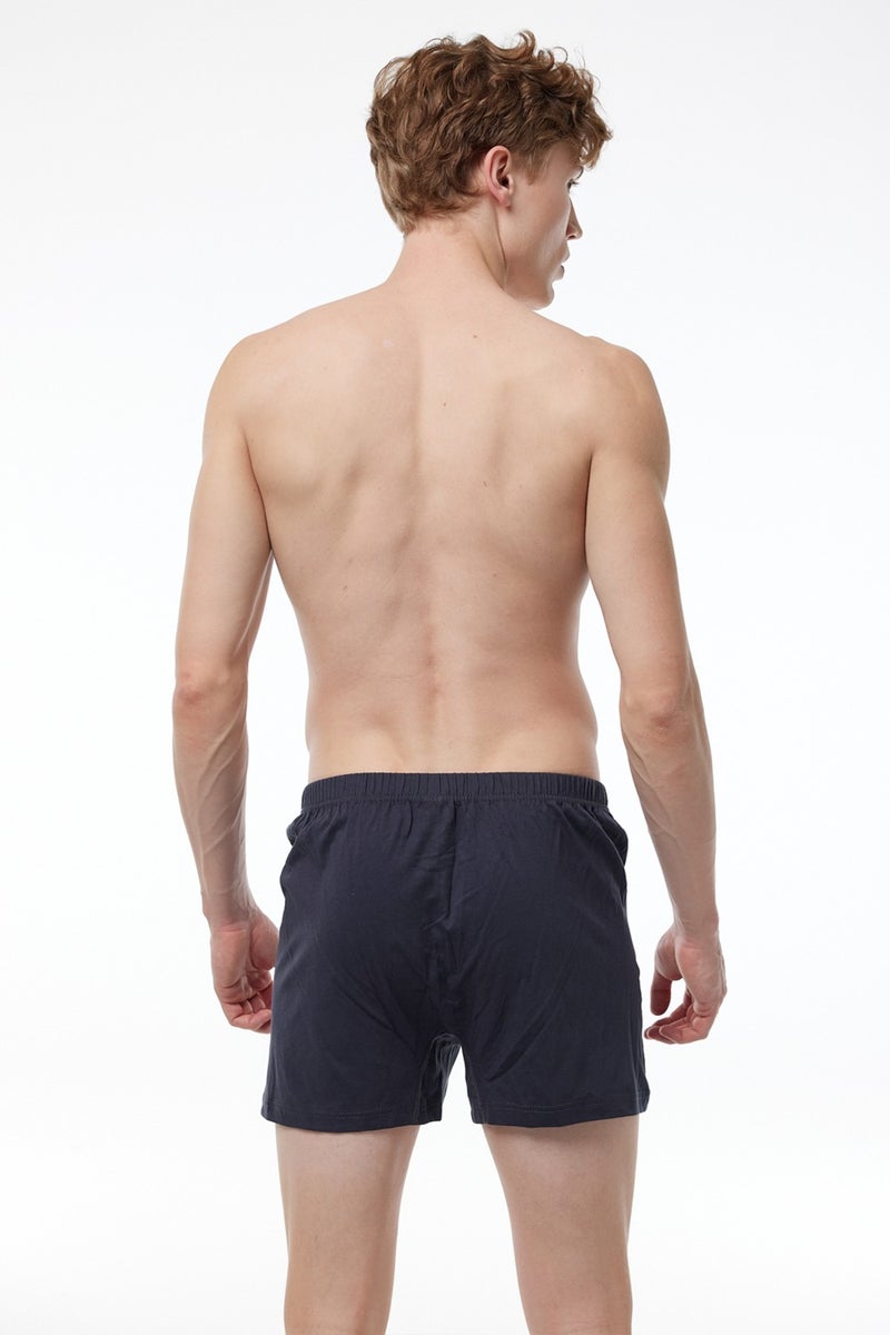 Malabadi Men's Smoke Wide Pattern 100% Cotton Boxer 024  - Image 3