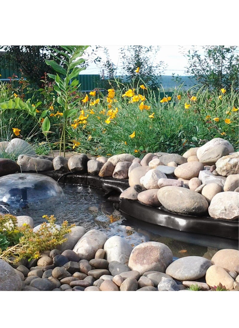 Excefore - HDPE Pond Liners, 7 x 10 FT Fish Pond Liner Easy Cutting with Excellent Flexibility & Ductility, Pond Liners for Outdoor Ponds, Koi Ponds, Garden Fountain, Waterfall, Planter - Image 1