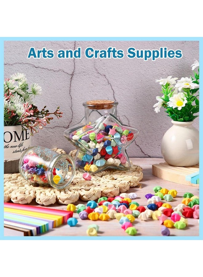 Jubobu Origami Stars Paper 1030 Sheets - 27 Color Assortment - Double Sided Solid Color Lucky Stars for DIY Crafts & Decor - Image 4