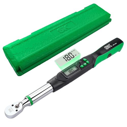 SK 38 Drive Digital Torque Wrench 68 to 135 NM LED Display Four Units of Measure Flash Notification - Image 1