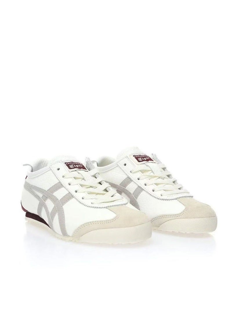 Onitsuka Tiger Mexico 66 Colorblock Sneakers Beige/White/Red - Image 2