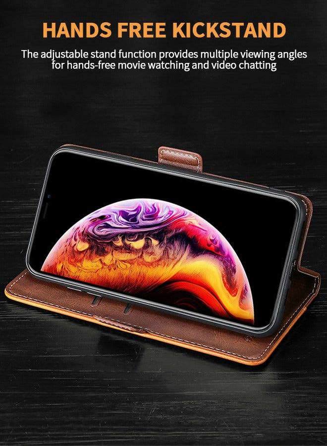 GROIC Wallet Case for Xiaomi 12 12S 12X 6.28 Inch Case, Magnetic Full Body Protection Shockproof Flip Leather Wallet Case Cover with Card Holder - Image 3