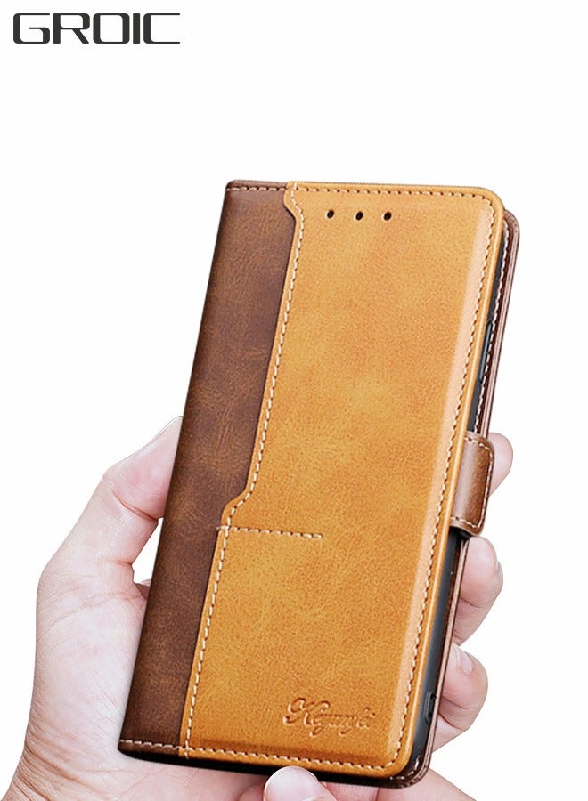 GROIC Wallet Case for Xiaomi 12 12S 12X 6.28 Inch Case, Magnetic Full Body Protection Shockproof Flip Leather Wallet Case Cover with Card Holder - Image 1