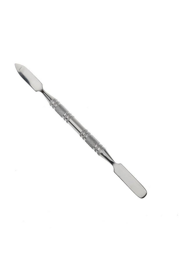 My Style Store - Pro Professional Stainless Steel Makeup Artist 5 Holes Mixing Palette With Spatula Nailart Manicure Tool For Blending Cosmetic Pigment Foundation Shades - Image 1