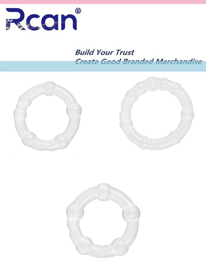 ركان 3 قطع من خواتم السيليكون الرياضية كهدية