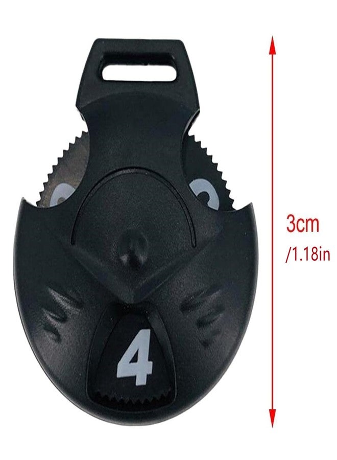 Nanchroadly 2 Pack Golf Club Head Cover for Golf Clubs, Wear Resistant Golf Club Covers Number Tags, Interchangeable Club Head Covers for Fairway Clubs Drivers, Black - Image 2