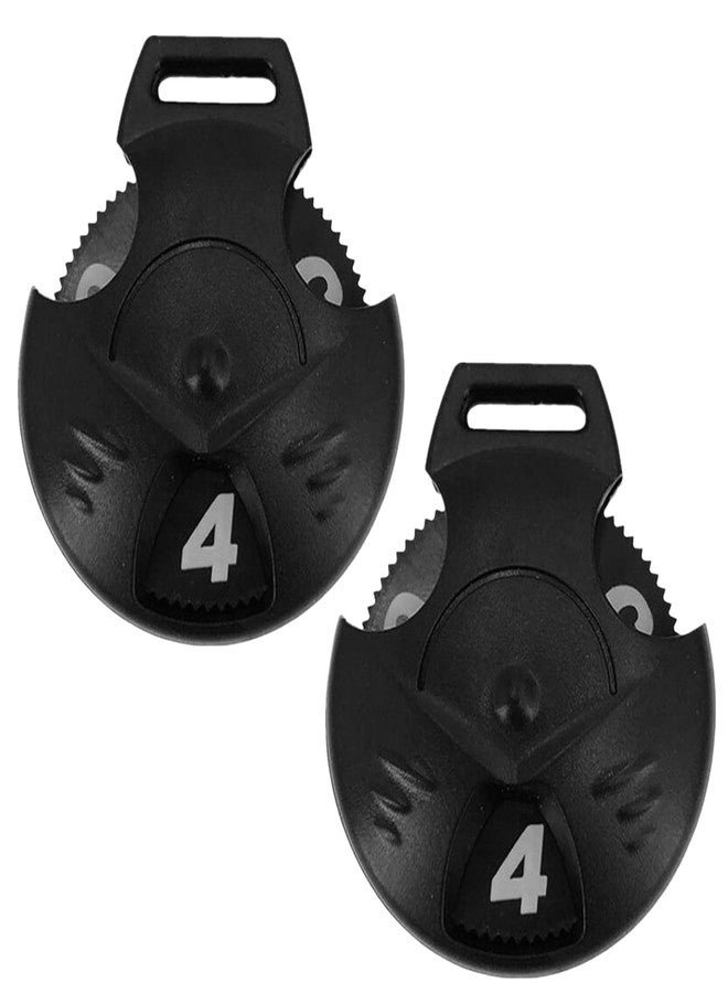 Nanchroadly 2 Pack Golf Club Head Cover for Golf Clubs, Wear Resistant Golf Club Covers Number Tags, Interchangeable Club Head Covers for Fairway Clubs Drivers, Black - Image 1