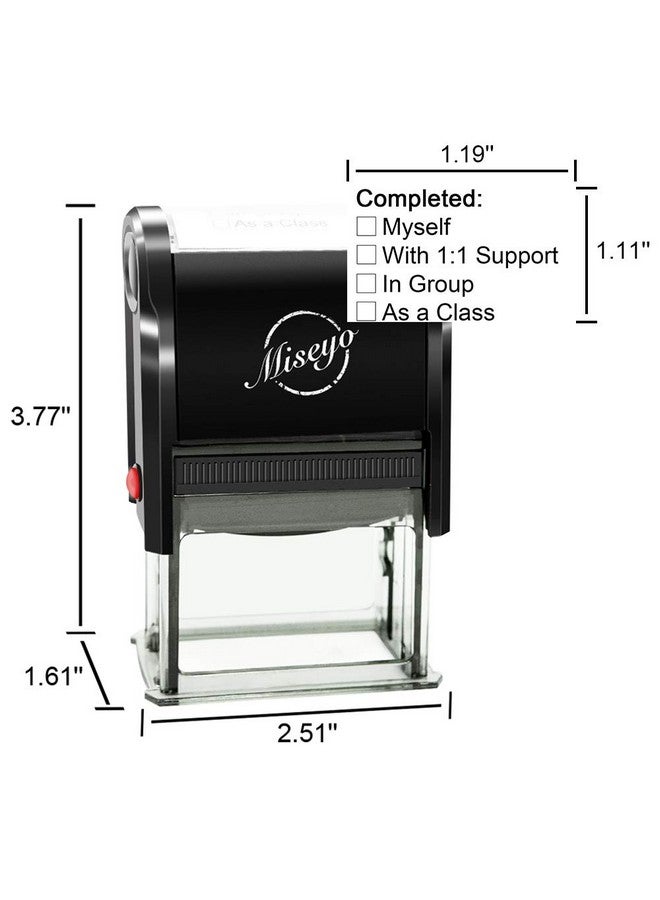 Miseyo Completed - Self Inking Teacher Stamp - Black Ink  - Image 2