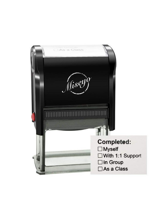 Miseyo Completed - Self Inking Teacher Stamp - Black Ink  - Image 1