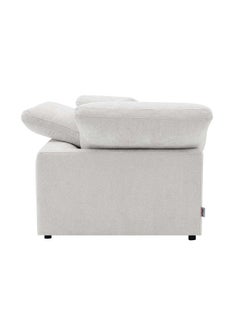 Laxus Corner Wedge With Pillow Accent Chair  Modern Design One Seat Sofas Comfortable Living Room Furniture 114 x W 114 x H 61 cm Ivory - pzsku/ZA3EC9374FEC0B1E9E5B5Z/45/_/1700148956/bc53f93d-0b0b-481c-928d-c8fb3e0e683e