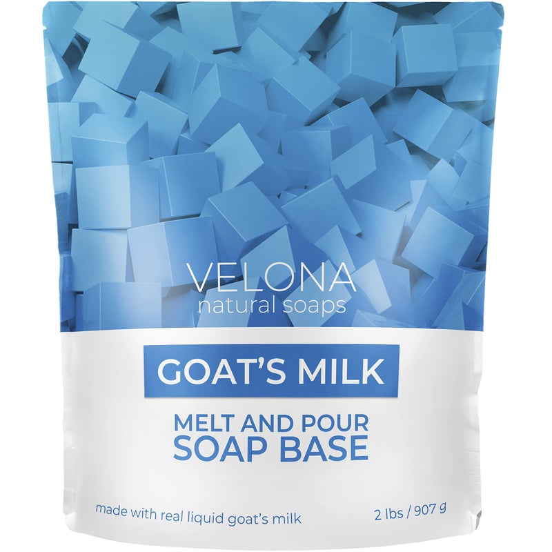 velona 2 LB - Goats Milk Soap Base Pre-Cut Cubes | SLS/SLES Free | Glycerin Melt and Pour | Natural Bars for The Best Result for Soap-Making - Image 4