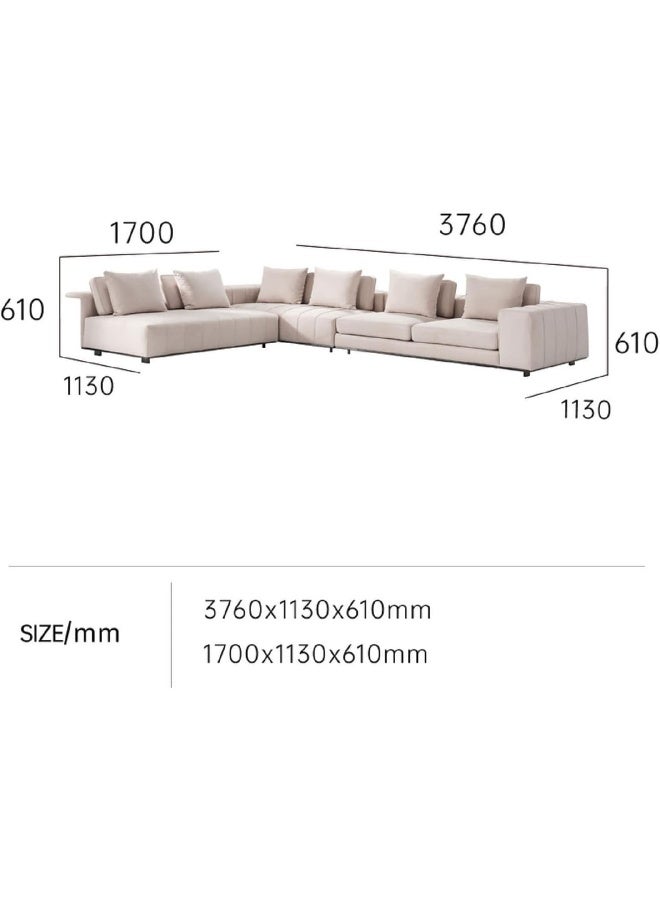 Generic Italian Sofa Set For Luxury Villa Living Room  - Image 2