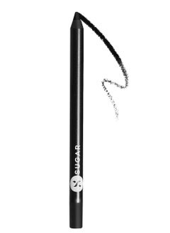SUGAR SUGAR Cosmetics Stroke Of Genius Heavy Duty Kohl with Sharpner  Long Lasting  Smudge Proof and  Waterproof Kajal Pencil  Matte Finish 1.2gm 01 Back To Black Black  - Image 1