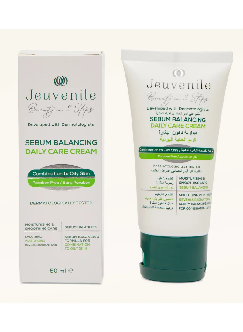 Jeuvenile Sebum Balancing Cream – Oil-Free Hydration for Combination to Oily Skin