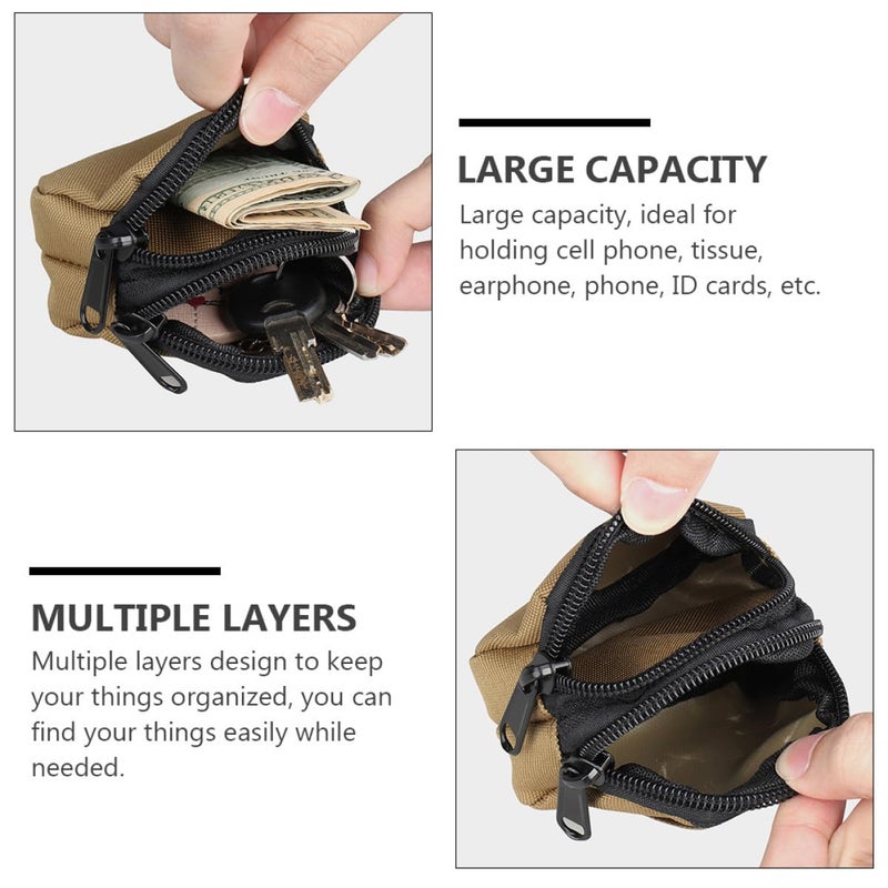 Nylon Compact Waist Pack Outdoor Utility Pouch For Running Travel Camping Hiking - Image 3