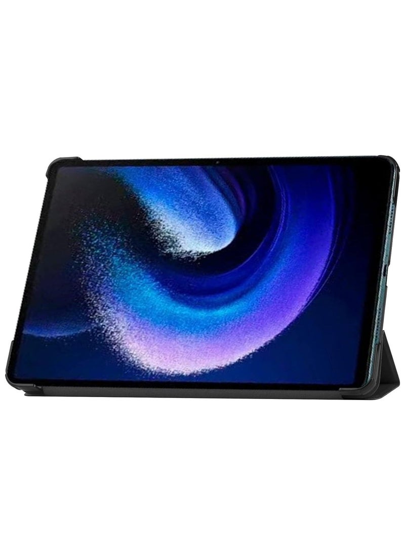 Xiaomi Pad 6 / Xiaomi Pad 6 Pro 2023 case for, Slim Lightweight Hard Shell Cover with Three fold Stand, with Auto Sleep Wake Anti-scratch Smart Protective Cover (Case, Graffiti) - Image 3