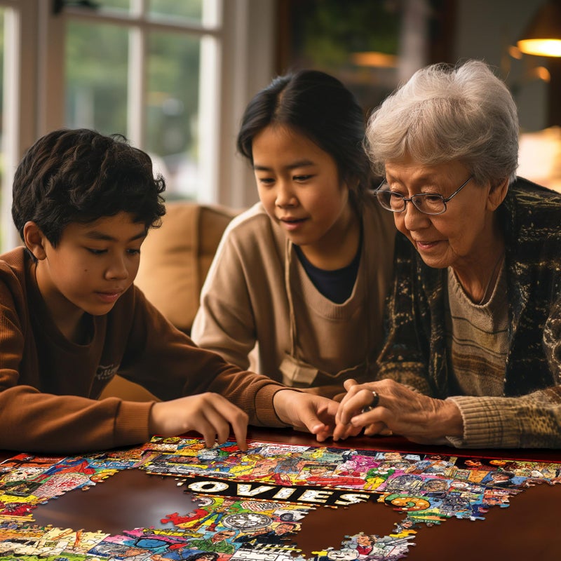 White Mountain Puzzles The Movies - 1000 Piece Jigsaw Puzzle - Image 5