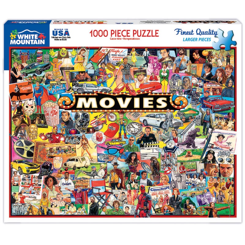 White Mountain Puzzles The Movies - 1000 Piece Jigsaw Puzzle - Image 2