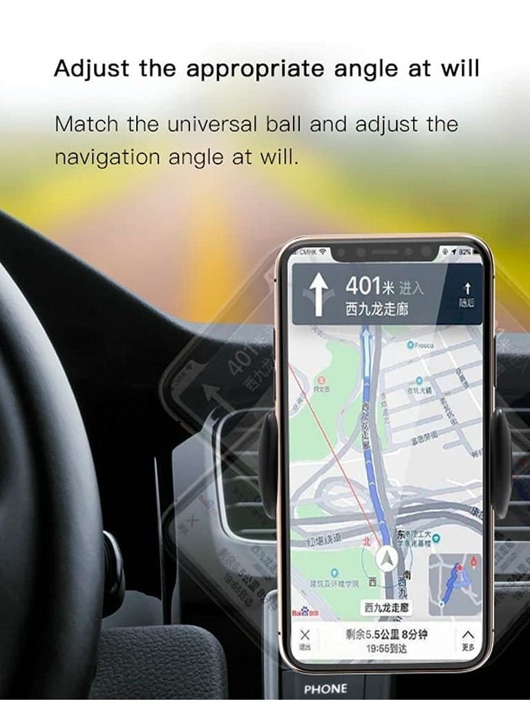 Yesido Airvent Universal Car Mount Mobile Phone Holder C47 - Black - Image 3