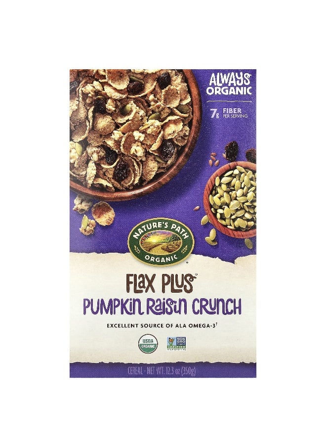 Nature's path Nature's Path, Organic, Flax Plus Cereal, Pumpkin Raisin Crunch, 12.3 oz (350 g)  - Image 1