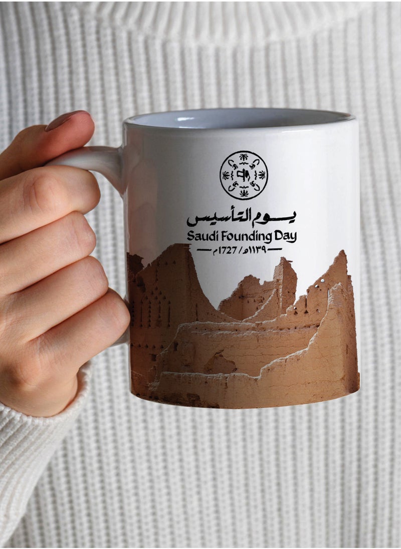 Ceramic 11 oz Mug for Saudi Founding Day - pzsku/ZA3ECD8AB3C905240BB38Z/45/_/1738612976/6cf1a472-4bf5-4a10-972f-7ad5cb2fed4b