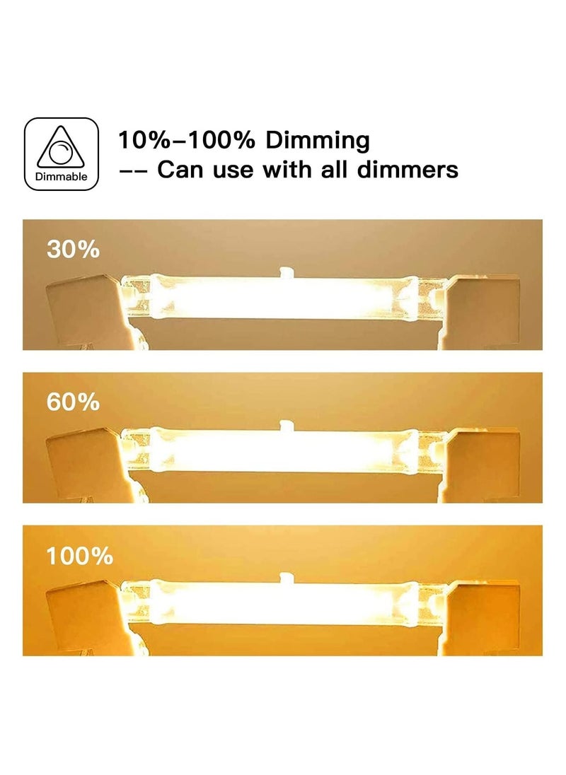 Y&D R7S Halogen Bulbs, 5 Pack 118mm 150W, Dimmable J-Type Linear Warm White Double Ended Bulbs for Security and Work Lights, Floodlight, Floor Lamps, Landscape Ceiling 4.6 Inch  - Image 2