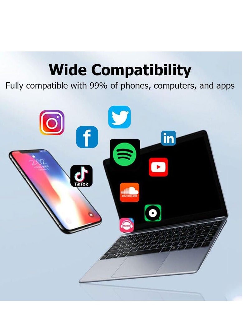 تي إن دابليو ميكروفون للألعاب، ميكروفون كمبيوتر TNW KL6 USB للكمبيوتر الشخصي للبث والبودكاست والتسجيل والكاريوكي، ميكروفون كمبيوتر مكتبي مكثف لبطاقة الصوت/ماك/PS4/PS5/البث المباشر/يوتوب/تيكتوك  - Image 5