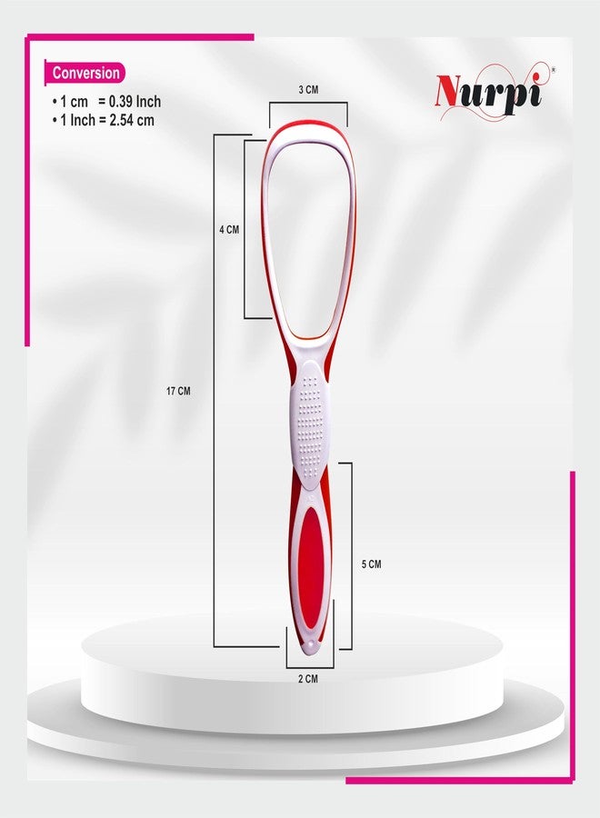 Nurpi soft Plastic silicon Premium Tongue Cleaner for Fights Bad Breath Oral Health Care Tool, Easy to Use for Adults and KidsTravel Friendly (3) - Image 2