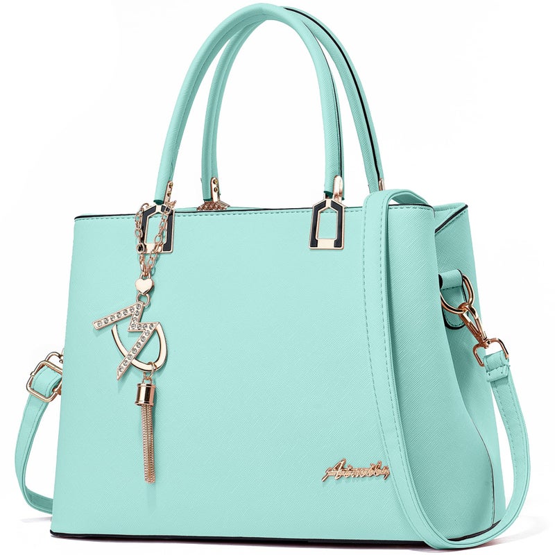 ToLFE Womens Purses and Handbags Shoulder Bags Ladies Designer Top Handle Satchel Tote Bag Light Green