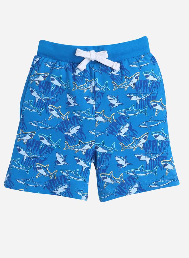 victor and jane Graphic Print T-Shirt and All-Over Printed Shorts Set - Image 3